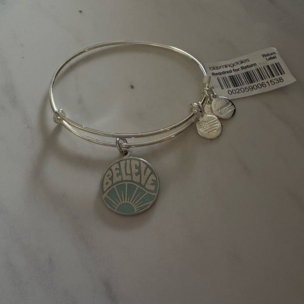 Alex and Ani Silver Believe Bracelet